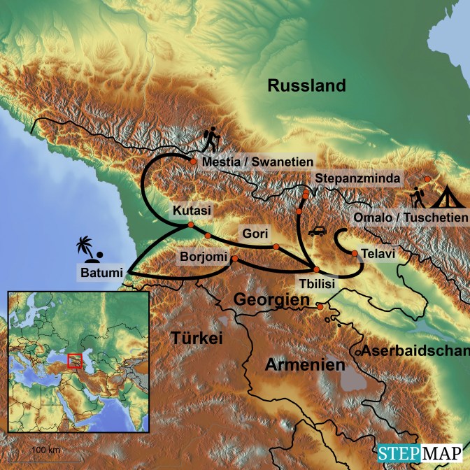 StepMap-Karte-Georgien
